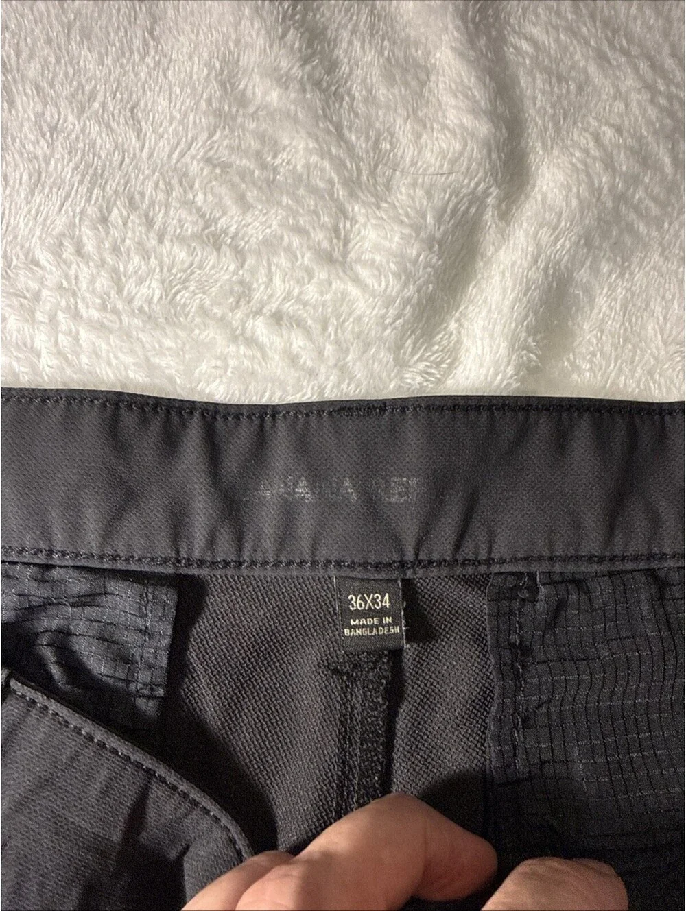 Banana Republic Emerson Athletic Fit Stretch Chino Gray Pants Mens 36x34 (2038)